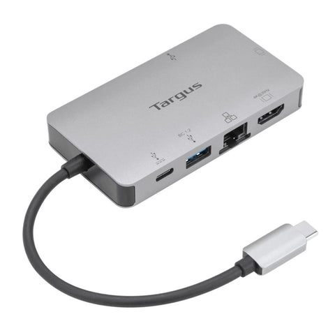 Docking station targus usb tipo c a 1 x hdmi 1  x vga 1 x usb tipo a 1 x usb tipo c plata