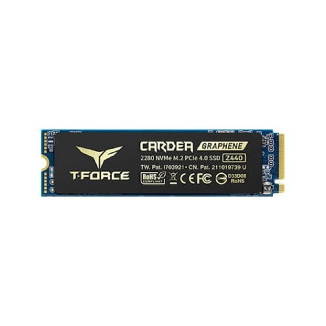 Disco duro interno m2 ssd 1tb pcie4 teamgroup cardea zero z440 2280 - con disipador - l: 5000mb - s e: 4400 mb - s