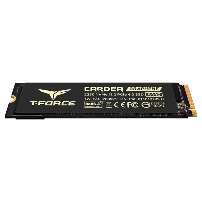 Disco duro interno m2 ssd 1tb pcie4 teamgroup cardea a440 2280 - con disipador - l: 7000mb - s e: 5500 mb - s