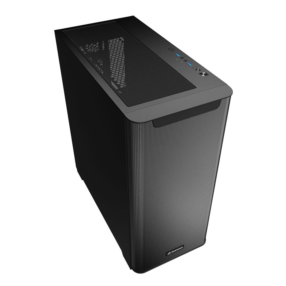 Caja ordenador gaming sharkoon m30 atx 2 x usb 3.0 1 x usb tipo c sin fuente negro