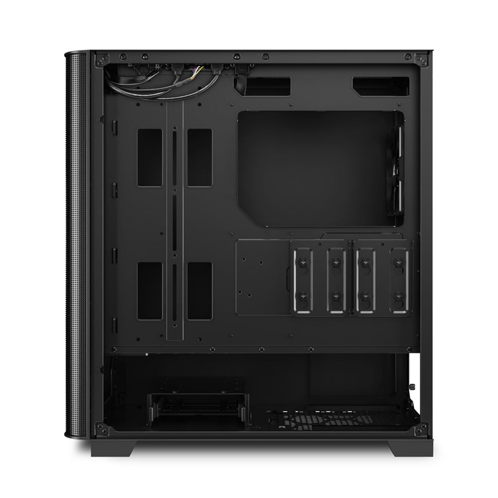 Caja ordenador gaming sharkoon m30 atx 2 x usb 3.0 1 x usb tipo c sin fuente negro