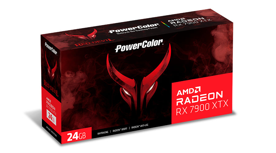 Tarjeta grafica powercolor radeon rx 7900xtx red devil 24gb gddr6