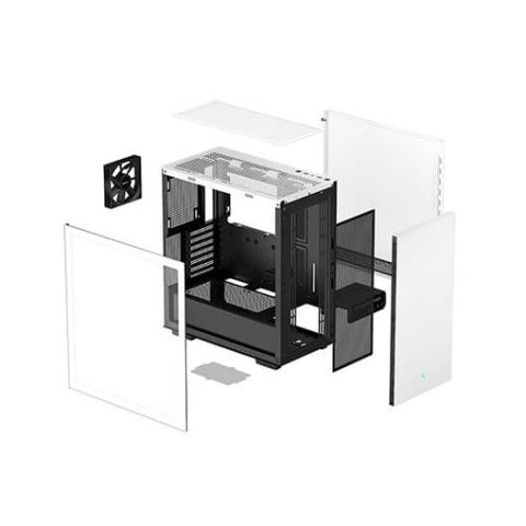 Caja ordenador gaming deepcool ch510 blanco e - atx 2 x usb 3.0 1 x 120mm