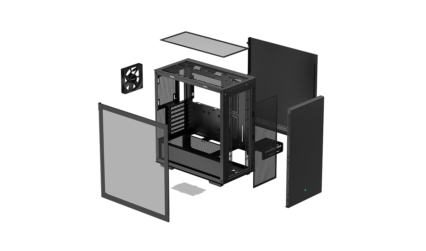 Caja ordenador gaming deepcool ch510 negro e - atx 2 x usb 3.0 1 x 120mm