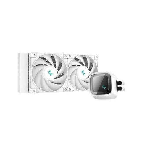 Kit refrigeracion liquida gaming deepcool ls520 blanco 2 x 120mm argb