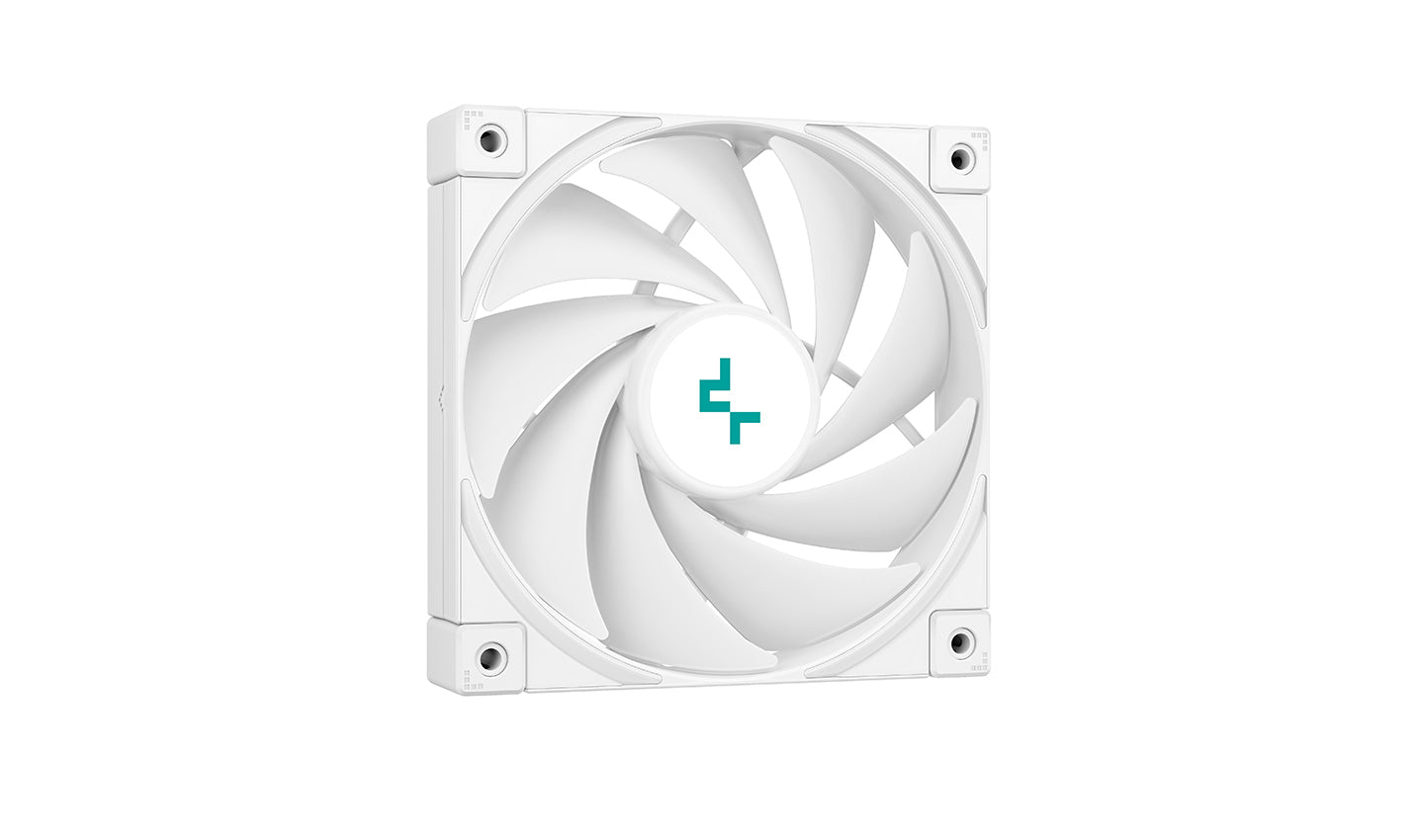 Ventilador disipador cpu gaming deepcool ak500 white 120mm