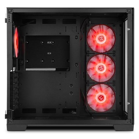 Caja ordenador gaming nox hummer astra atx 2 x usb 3.0 1 x usb tipo c 4 x 120mm argb