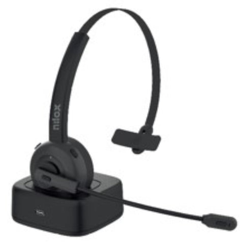 Auriculares nilox microfono negro bluetooh