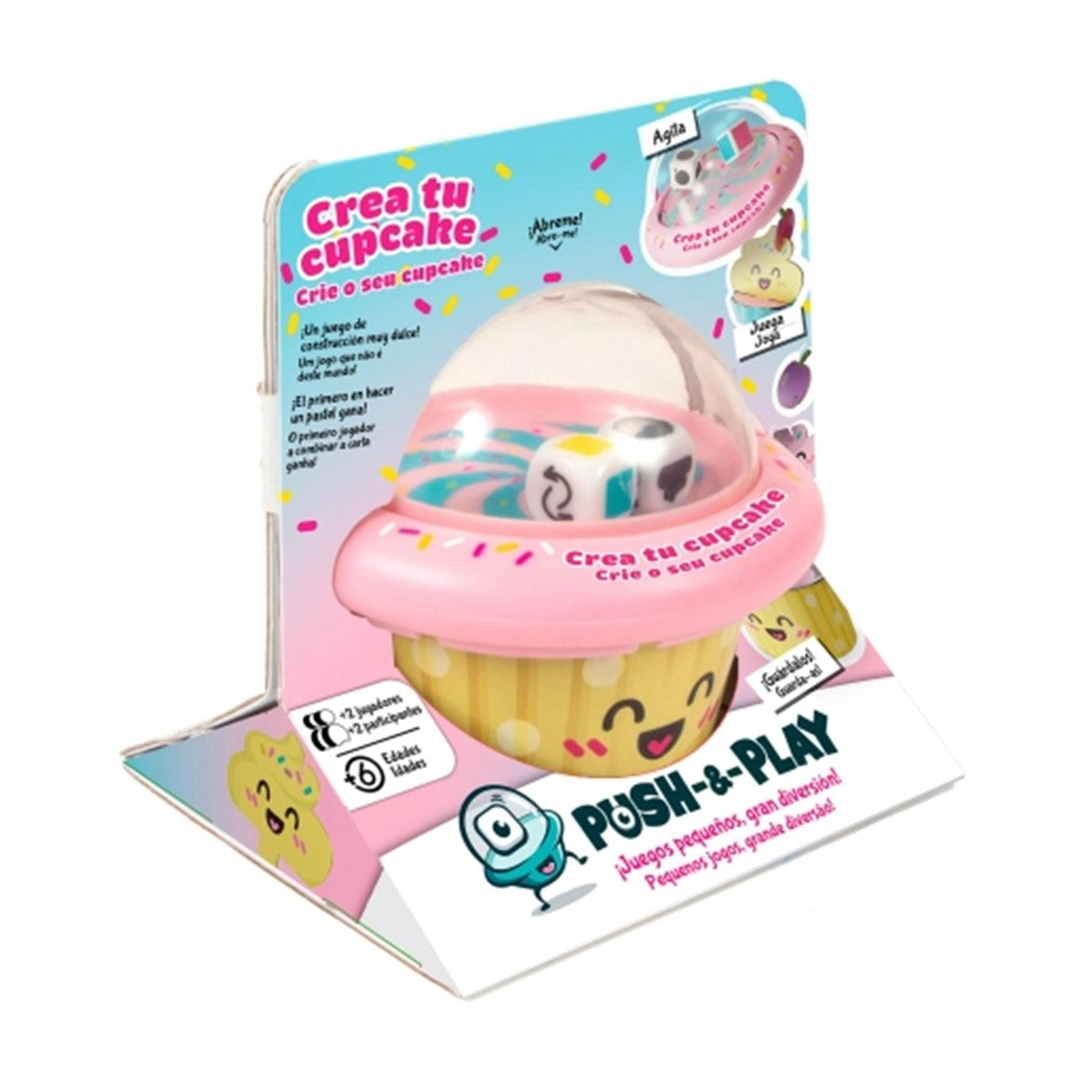 Crea tu cupcake push & play