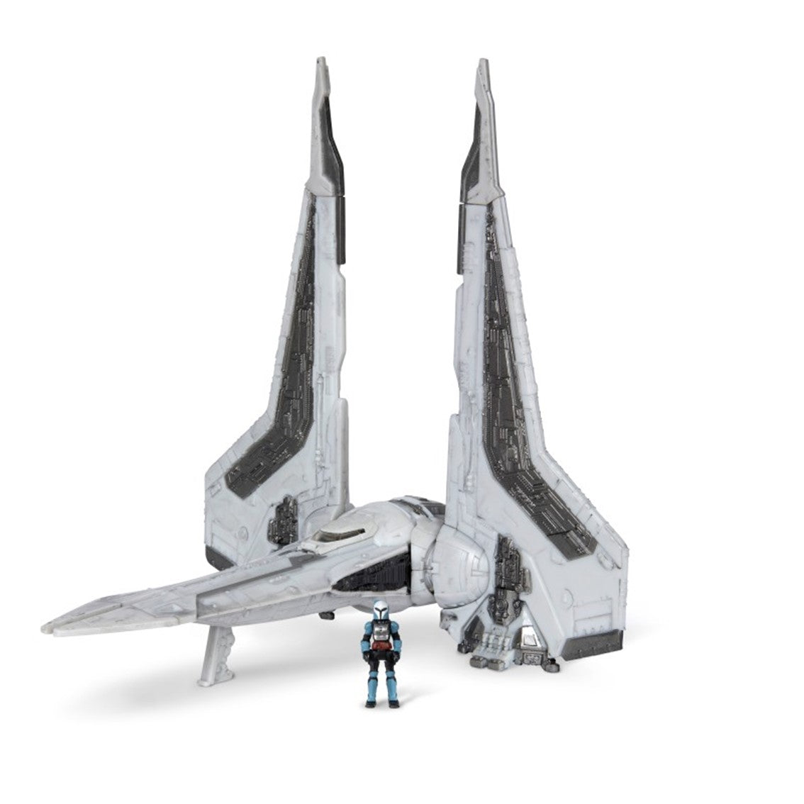 Figura jazzwares star wars nave deluxe kom'rk class con figura
