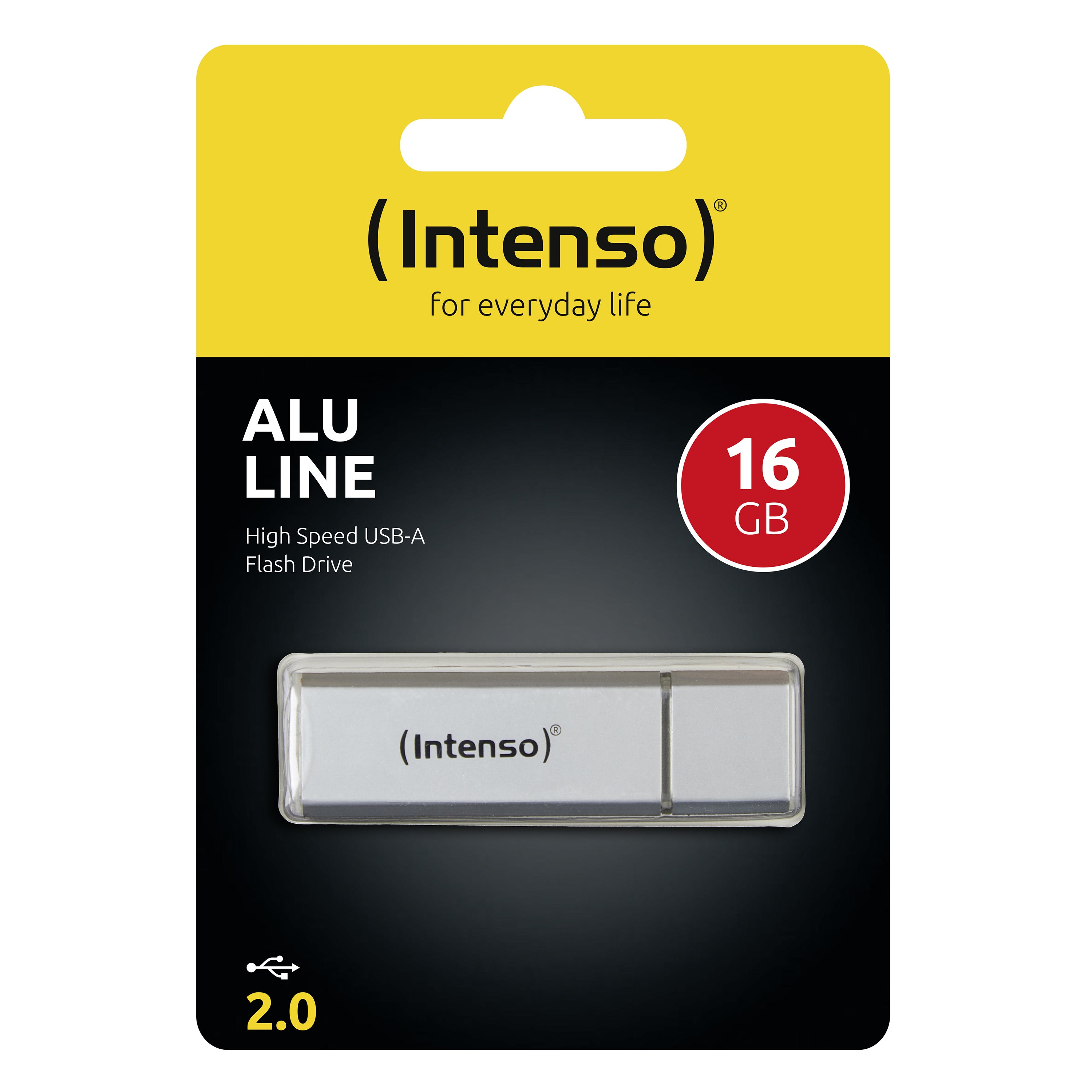 Memoria usb 2.0 intenso 16gb alu line aluminio