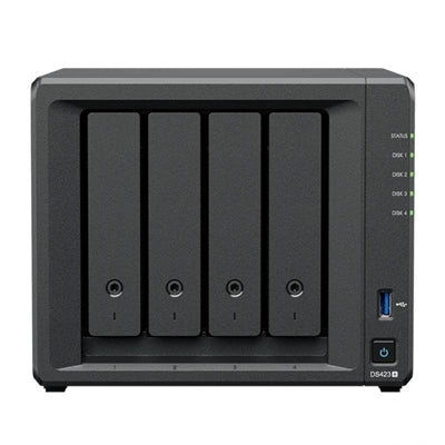 Servidor nas synology ds423+ 2gb 4 bahias raid ethernet gigabit