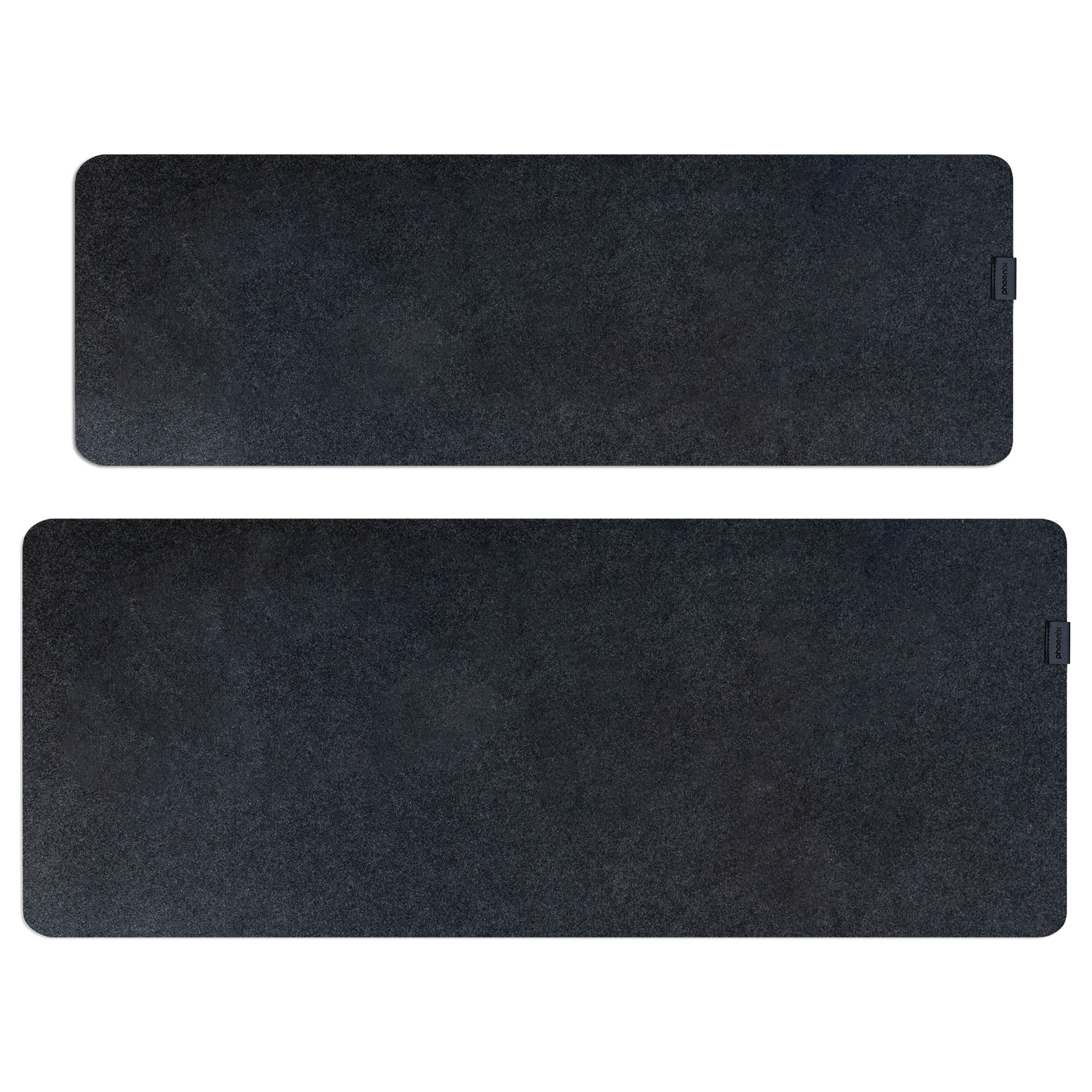 Phoenix sizigia alfombrilla premium de fieltro para escritorio gris oscuro xl