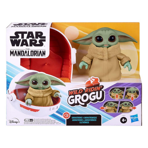 Figura interactiva hasbro star wrs wild ridin' grogu