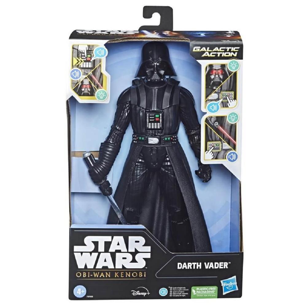 Figura electrónica hasbro star wars galactic action darth vader