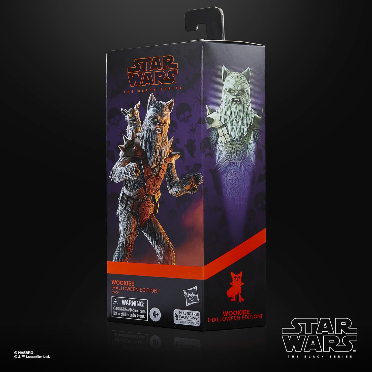 Figura hasbro star wars the black series wookie (halloween edition)