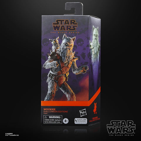 Figura hasbro star wars the black series wookie (halloween edition)