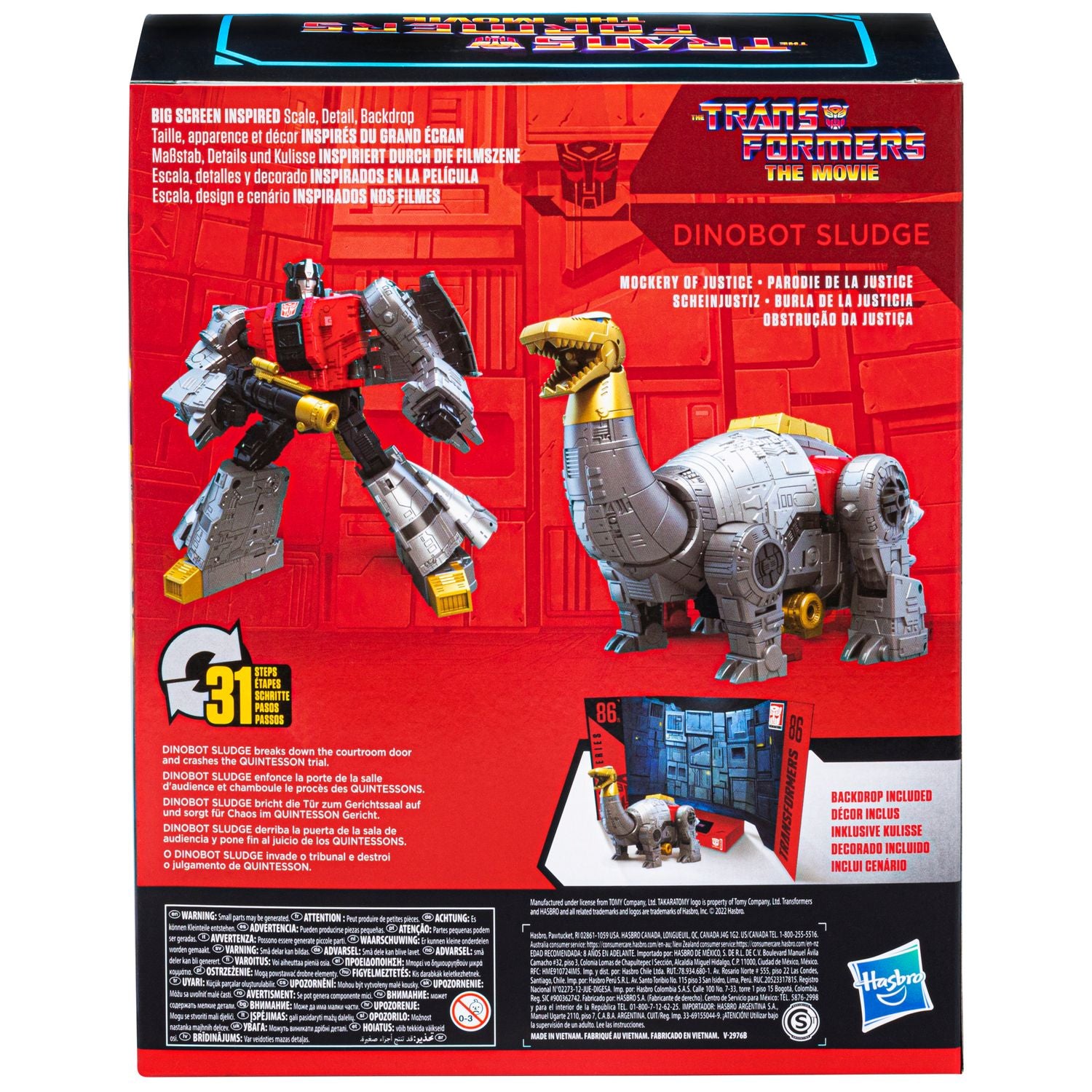 Figura hasbro transformers studio series leader 86 - 15 dinobot sludge