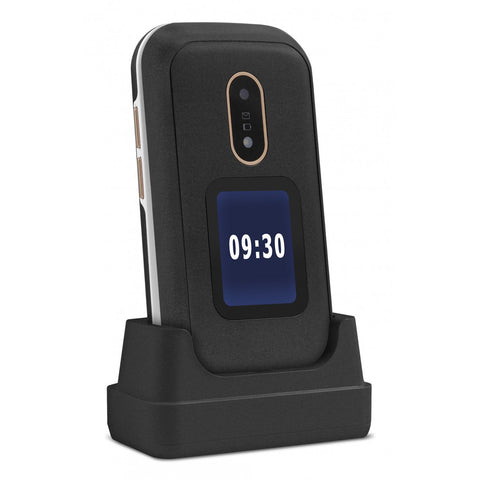 Telefono movil doro 6060 black - white - 2.8pulgadas -  blanco y negro