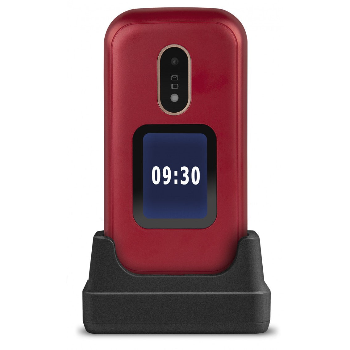 Telefono movil doro 6060 red - white - 2.8pulgadas -  blanco y rojo