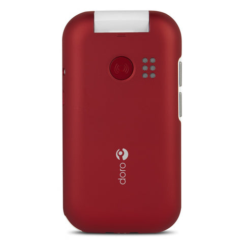 Telefono movil doro 6040 red - white - 2.8pulgadas -  3mpx - rojo y blanco
