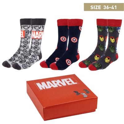 Pack calcetines 3 piezas marvel talla 36 -  41