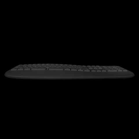 Phoenix k201 teclado ergonomico inalambrico 2.4ghz negro