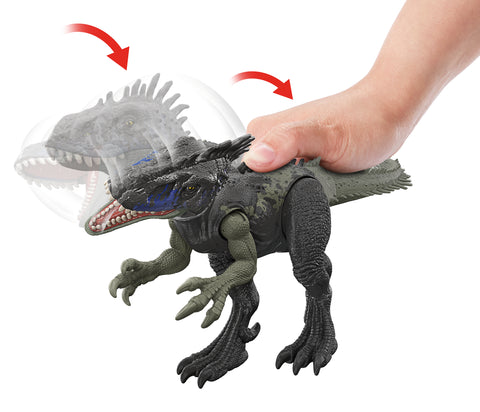 Figura mattel jurassic world wild roar dryptosaurus
