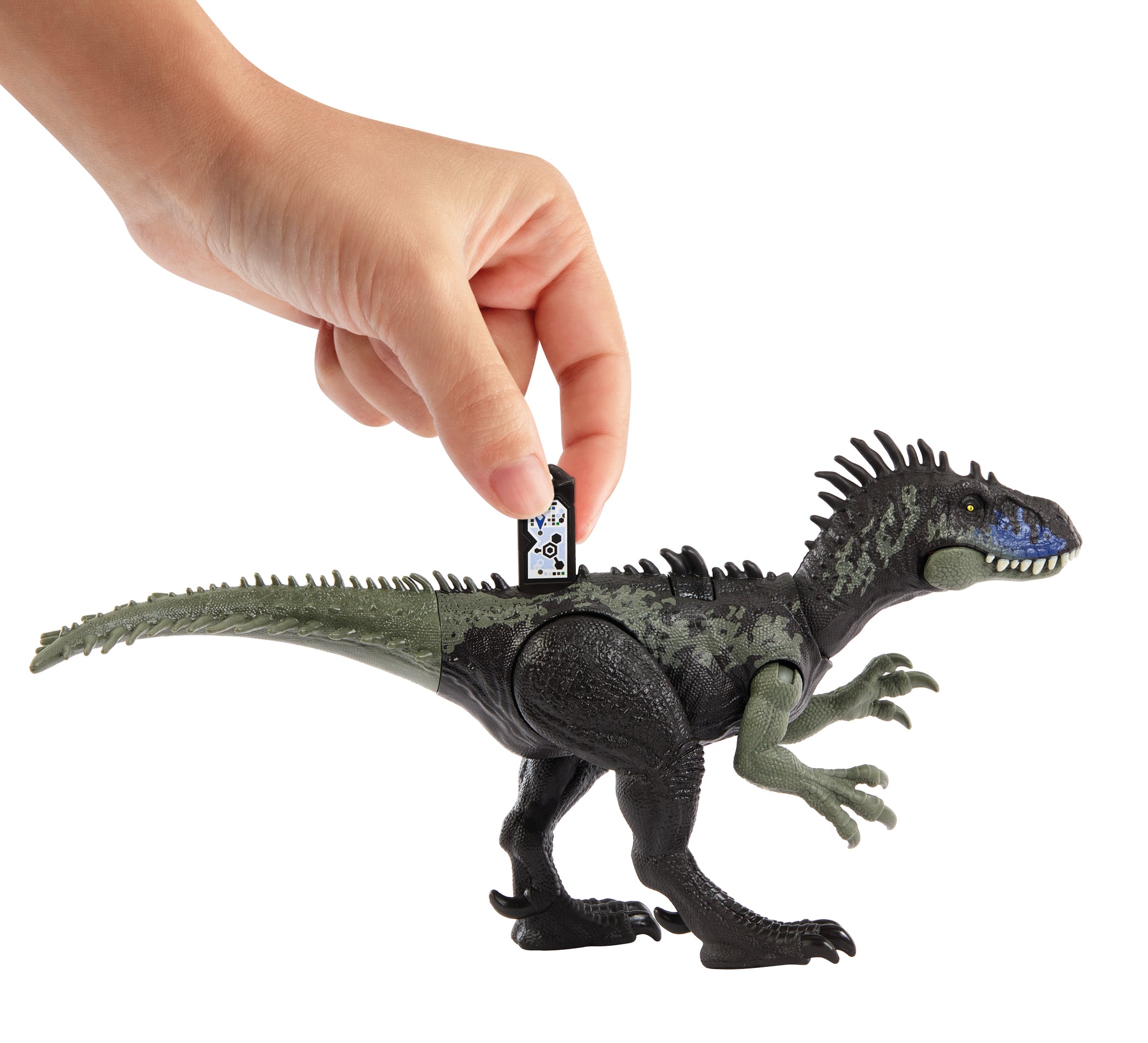 Figura mattel jurassic world wild roar dryptosaurus