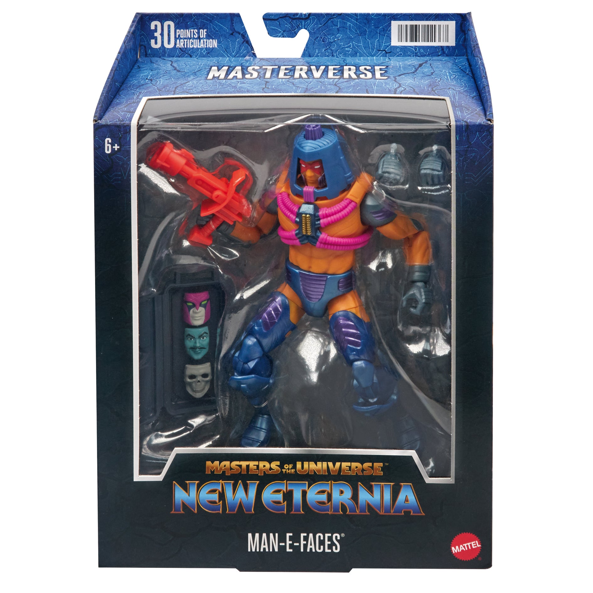 Figura mattel masters of the universe new eternia man - e - faces