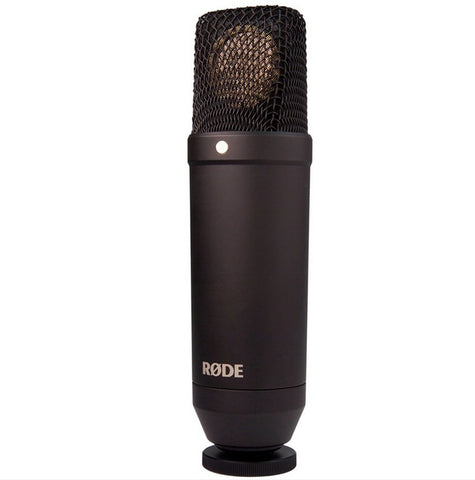 Microfono rode nt1&ai - 1 complete studio kit nt1 ai - 1 - soporte - pop filter - negro