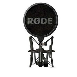 Microfono rode nt1&ai - 1 complete studio kit nt1 ai - 1 - soporte - pop filter - negro