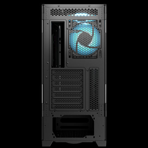 Caja gaming phoenix ember atx doble cristal templado con soporte para gpu