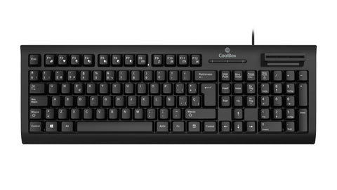 Teclado coolbox con lector dniie 4.0 coo - tec03dni