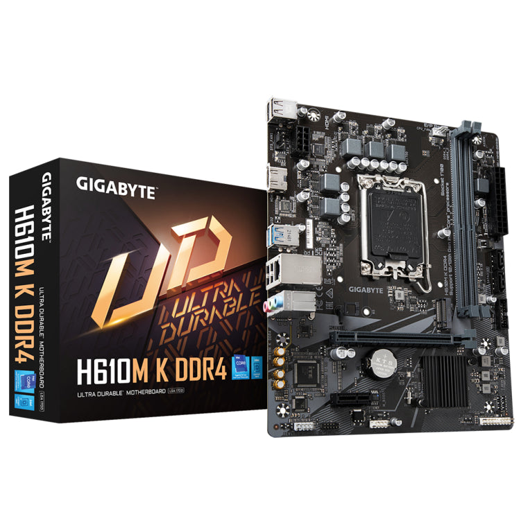 Placa base gigabyte h610m k 1700 matx 2xddr4