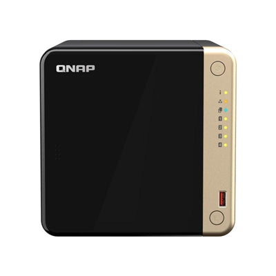 Servidor nas qnap ts - 464 - 8g 4xhdd - bay 2x2.5gbe 4xusb