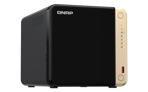 Servidor nas qnap ts - 464 - 8g 4xhdd - bay 2x2.5gbe 4xusb