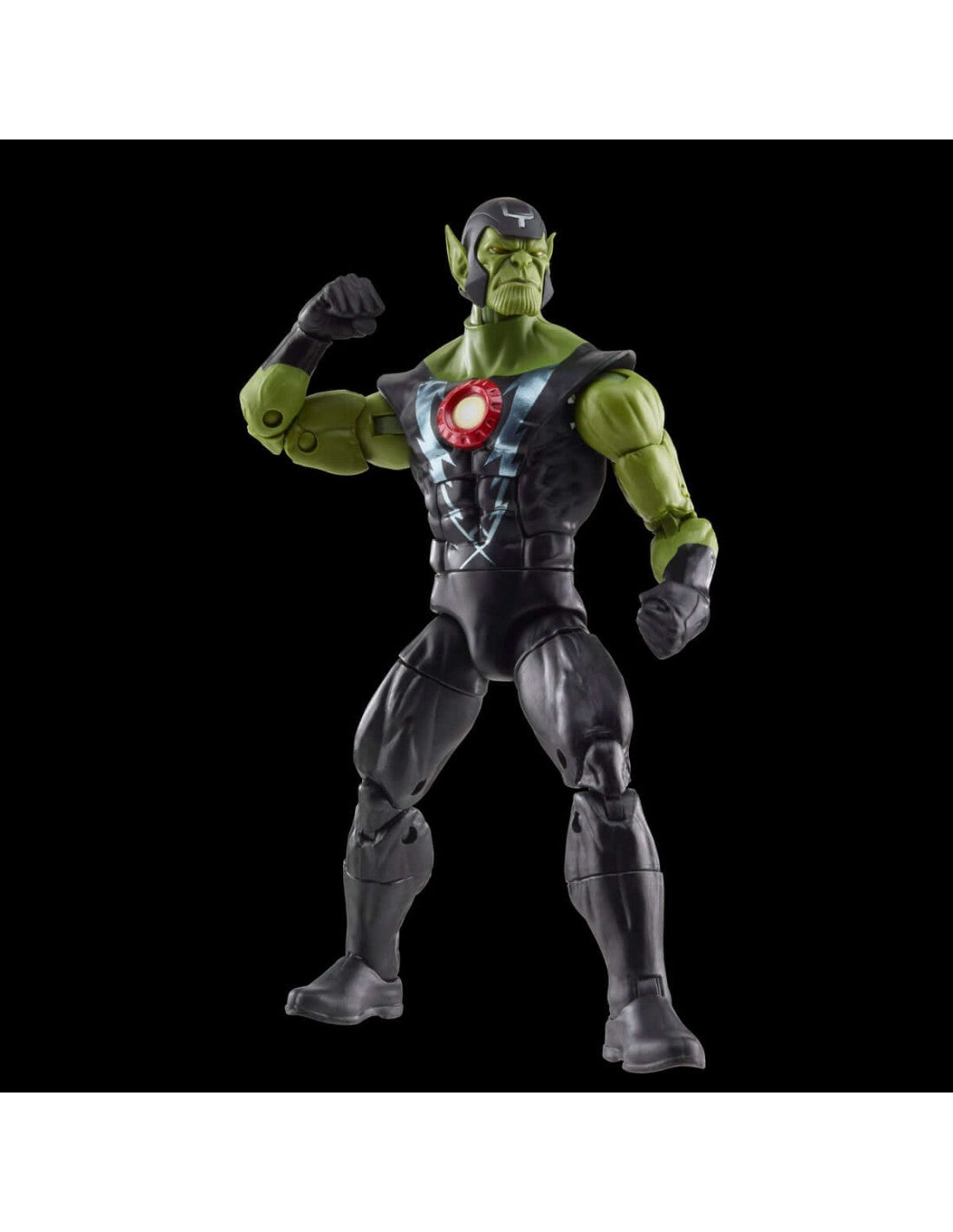 Figura hasbro marvel legends series avengers skrull queen & super - skrull