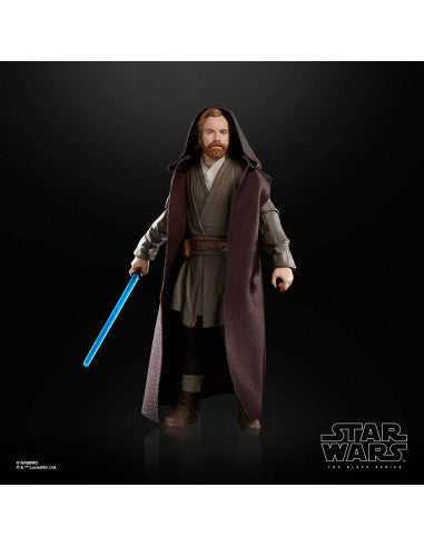 Figura hasbro star wars the black series obi - wan kenobi (jabiim)