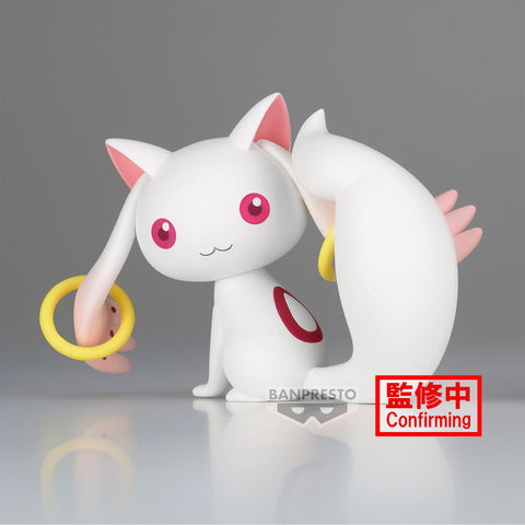 Figura banpresto puella magi madoka magica: the movie rebellion fluffy puffy kyubey 7cm