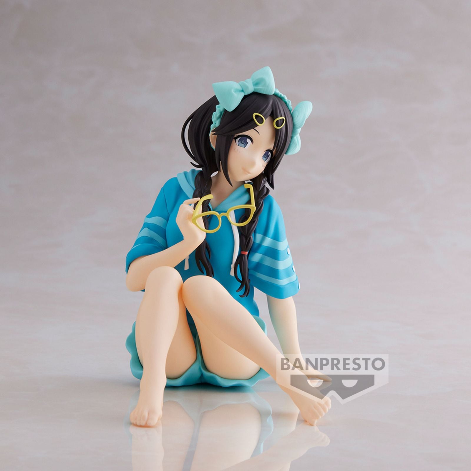 Figura banpresto the idolmaster shiny colors relax time yuika mitsumine 10cm