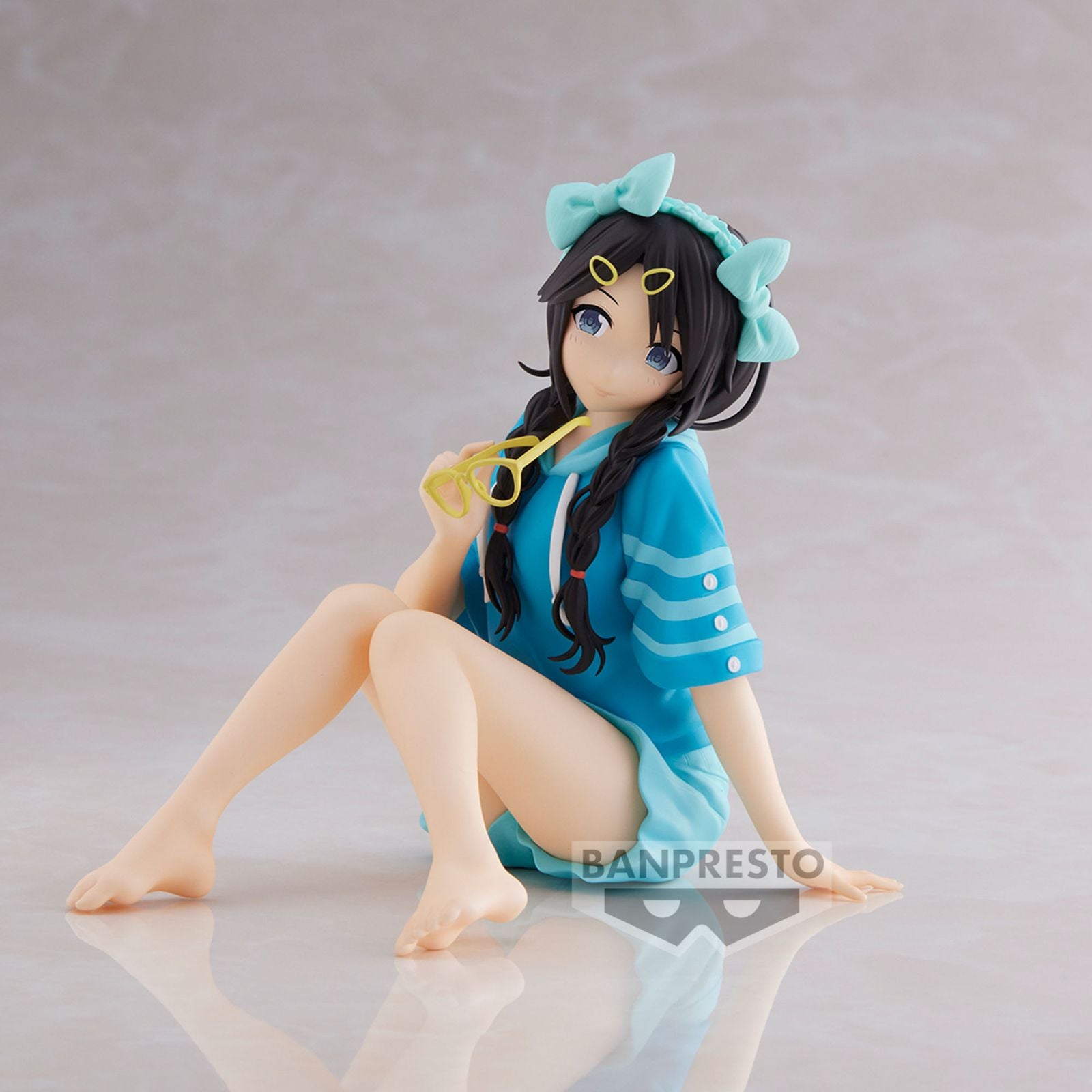 Figura banpresto the idolmaster shiny colors relax time yuika mitsumine 10cm