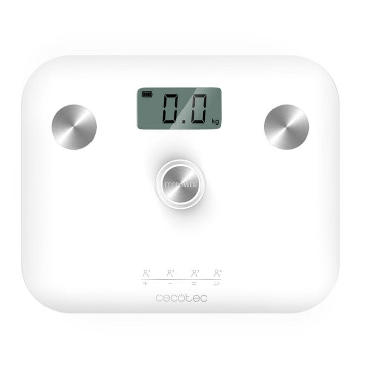 Bascula de baño cecotec ecopower 10100 full healthy white