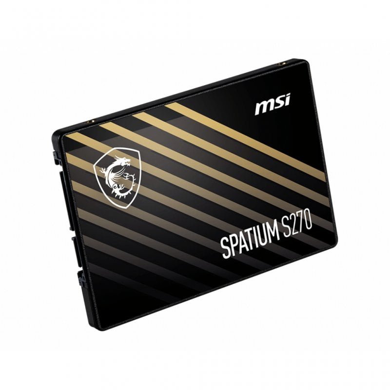 Disco duro interno solido ssd msi spatium s270 960gb 2.5pulgadas sata3