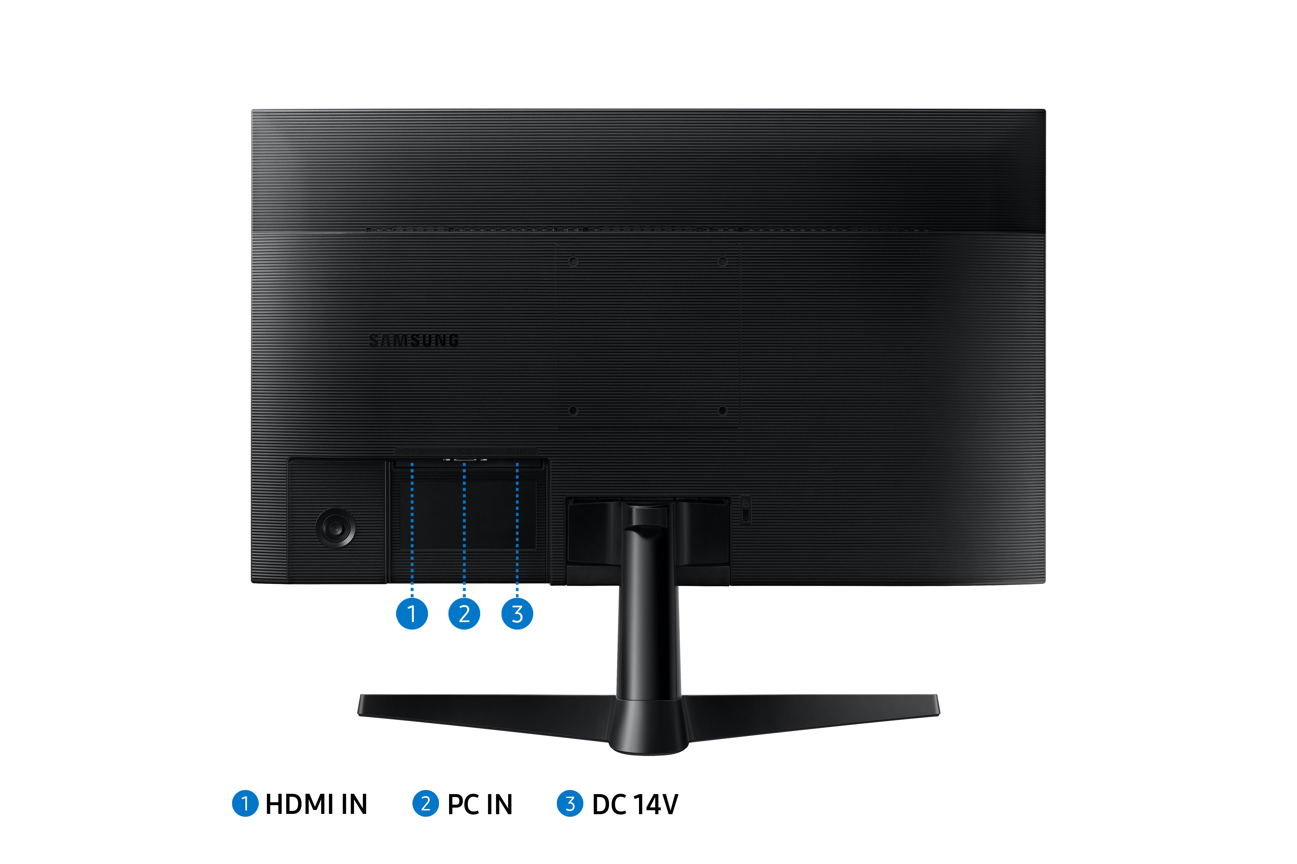 Monitor led 24pulgadas samsung ls24c310eauxen ips -  fhd -  hdmi -  vga -  75hz -  5ms -  vesa 100 x 100