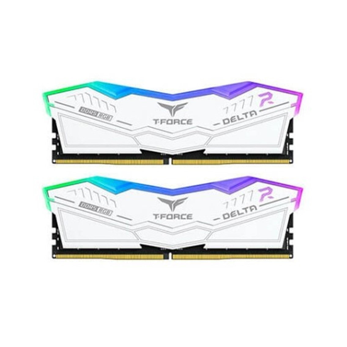 Memoria ram ddr5 32gb 2 x 16gb teamgroup delta - 6000mhz - pc5 48000 - white rgb - cl 38 - 1.25v - am5