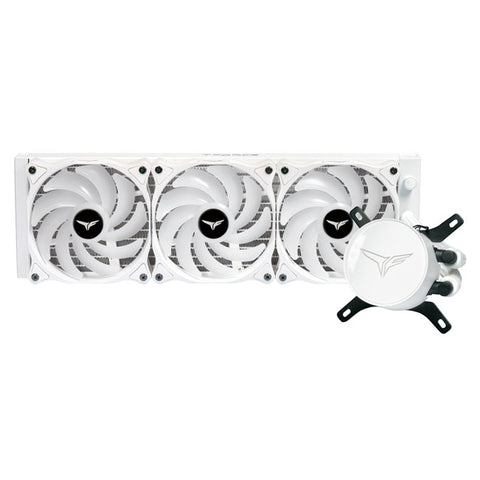 Kit de refrigeracion liquida teamgroup siren gd360e white 3 x 120mm argb -  multisocket