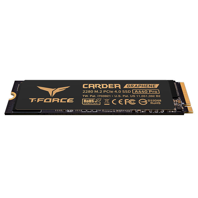 Disco duro m2 ssd 2tb pcie4 teamgroup cardea a440 pro 2280 - con disipador - l: 7400mb - s e: 7000 mb - s