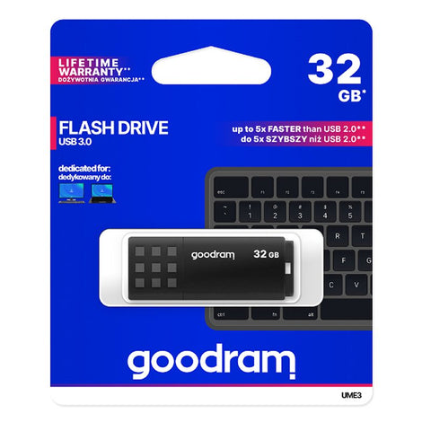 Memoria usb 3.0 goodram 32gb ume3 negro