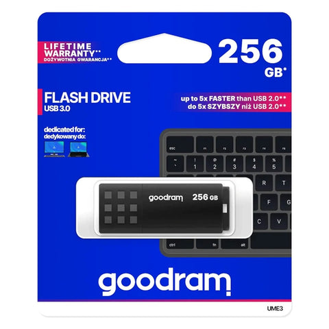 Memoria usb 3.0 goodram 256gb ume3 negro